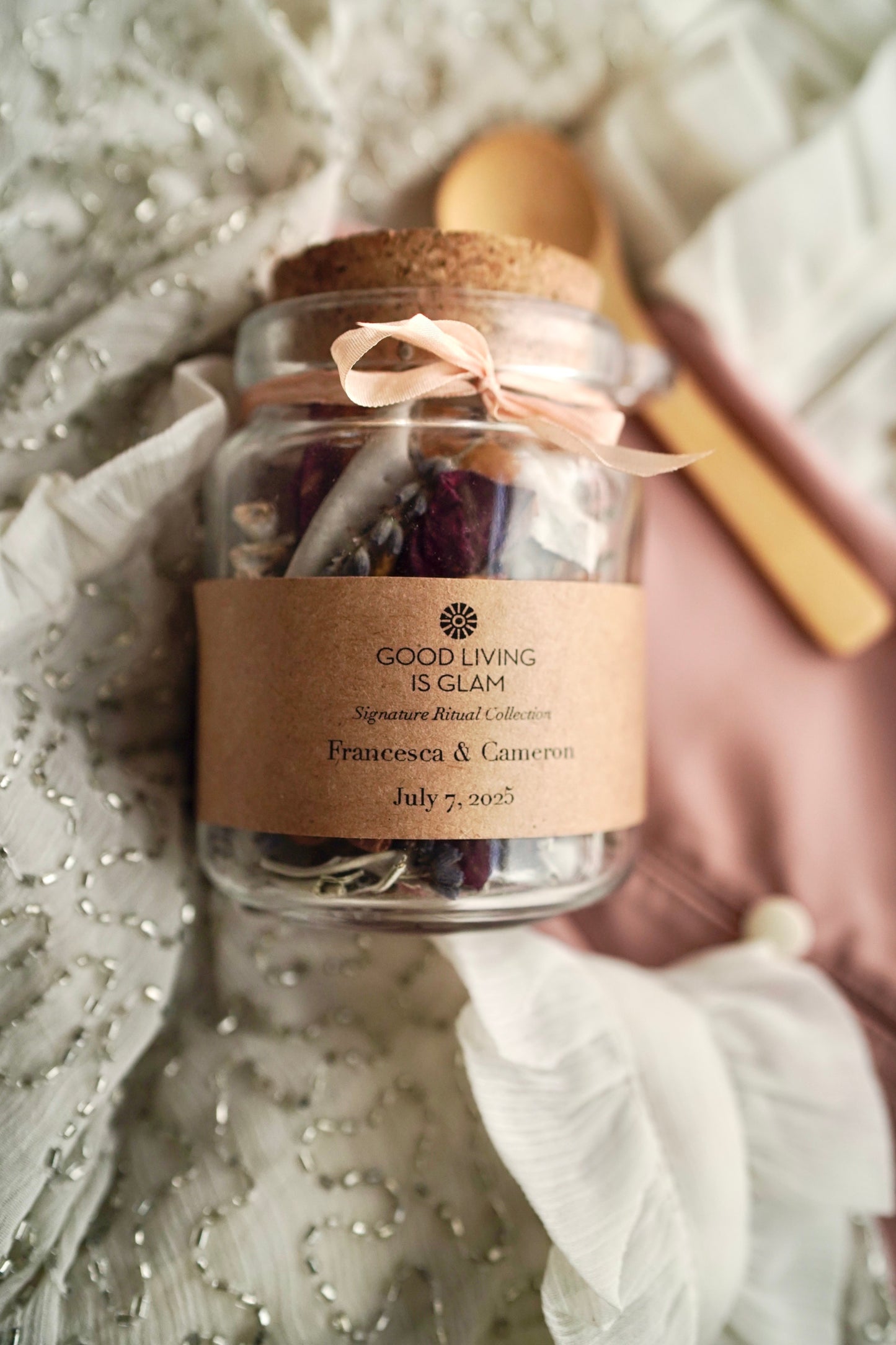 New Beginnings Herbal Incense Jar with Frankincense Lavender