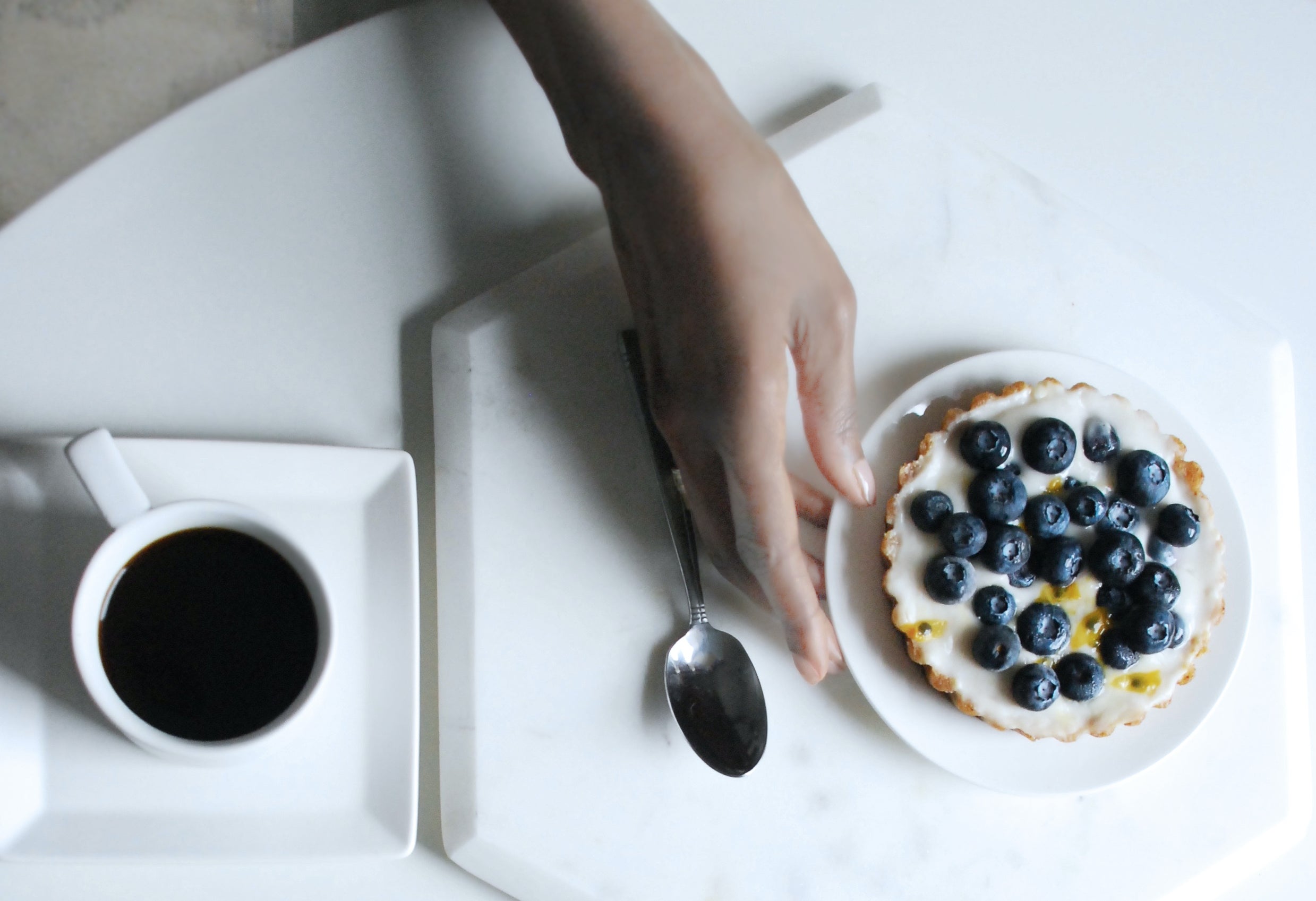ultimate vegan, gluten-free blueberry tart